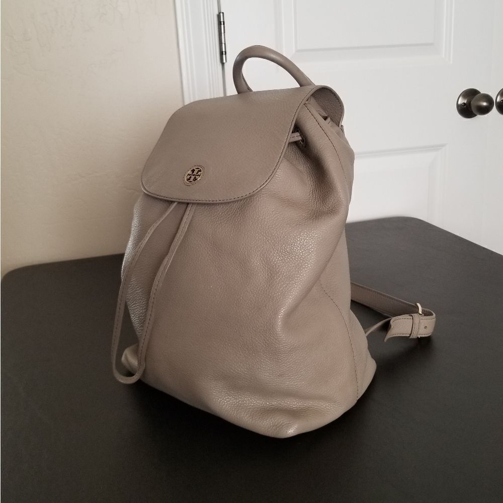 Tory Burch Leather Backpack - Picture 3 of 12